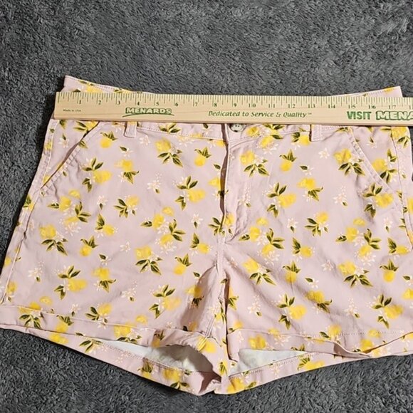 So Pink and Yellow Lemon Shorts Plus Size JR 17 - Picture 6 of 7